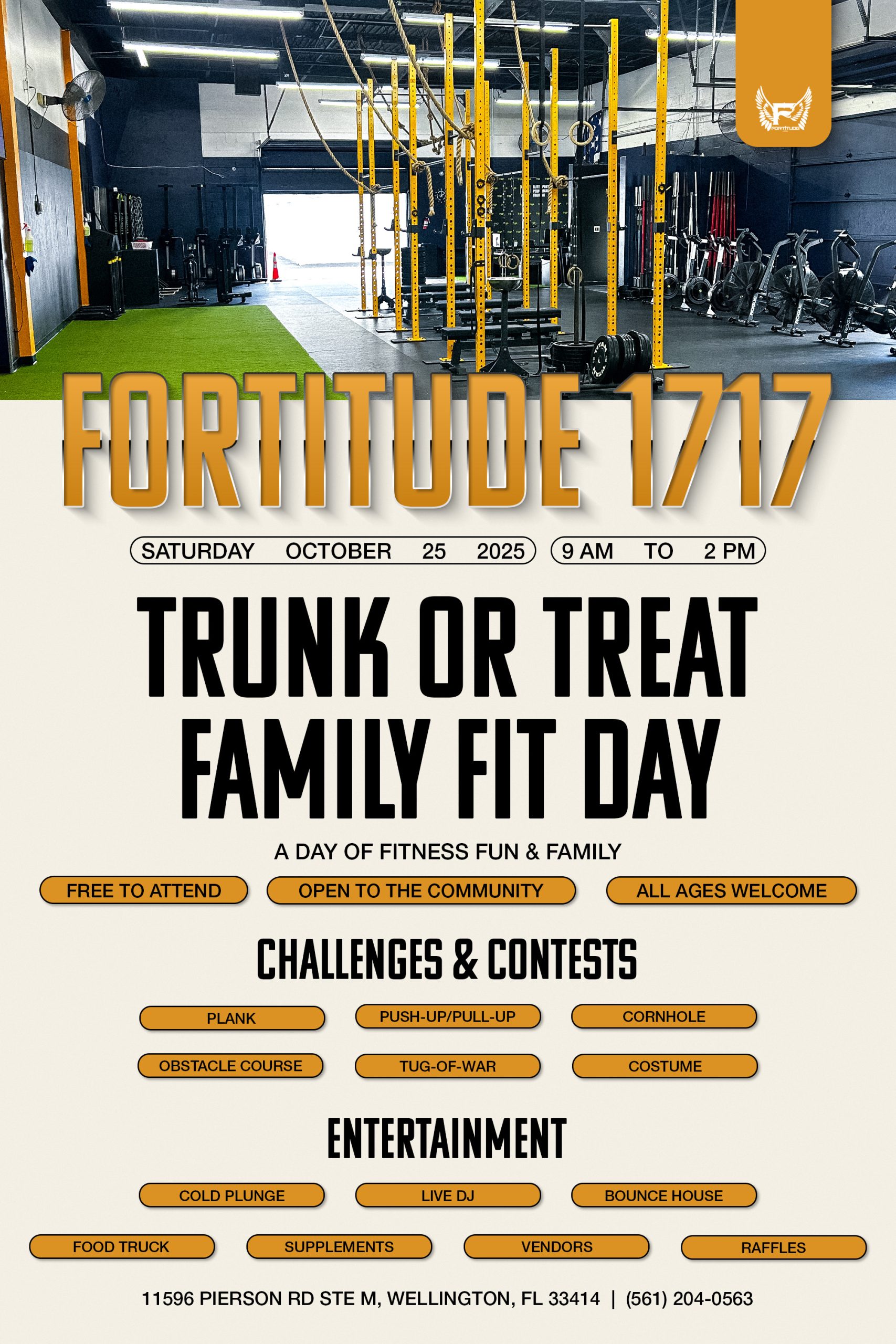 Fortitude 1717 Trunk or Treat Family Fitness Day Event